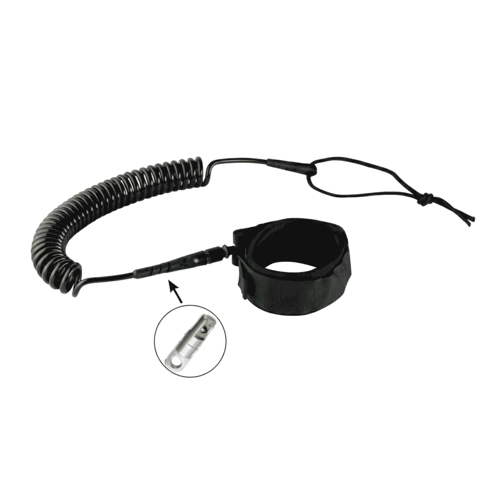 10 SUP Coil Leash with 1 Swivel
