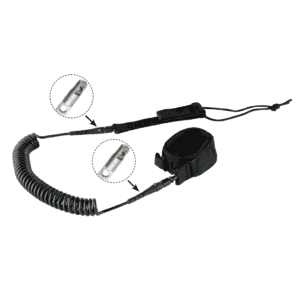 10 SUP Coil Leash with 1 Swivel