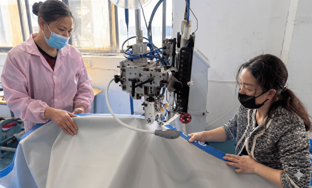 Hot-welded Kayak tube