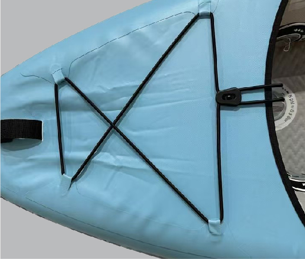 bungee system for inflatable Kayak