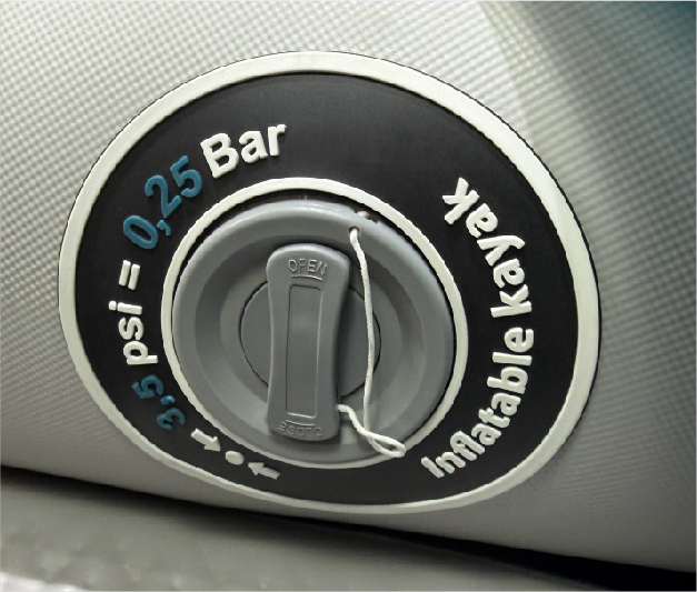 high pressure valve for inflatable kayak