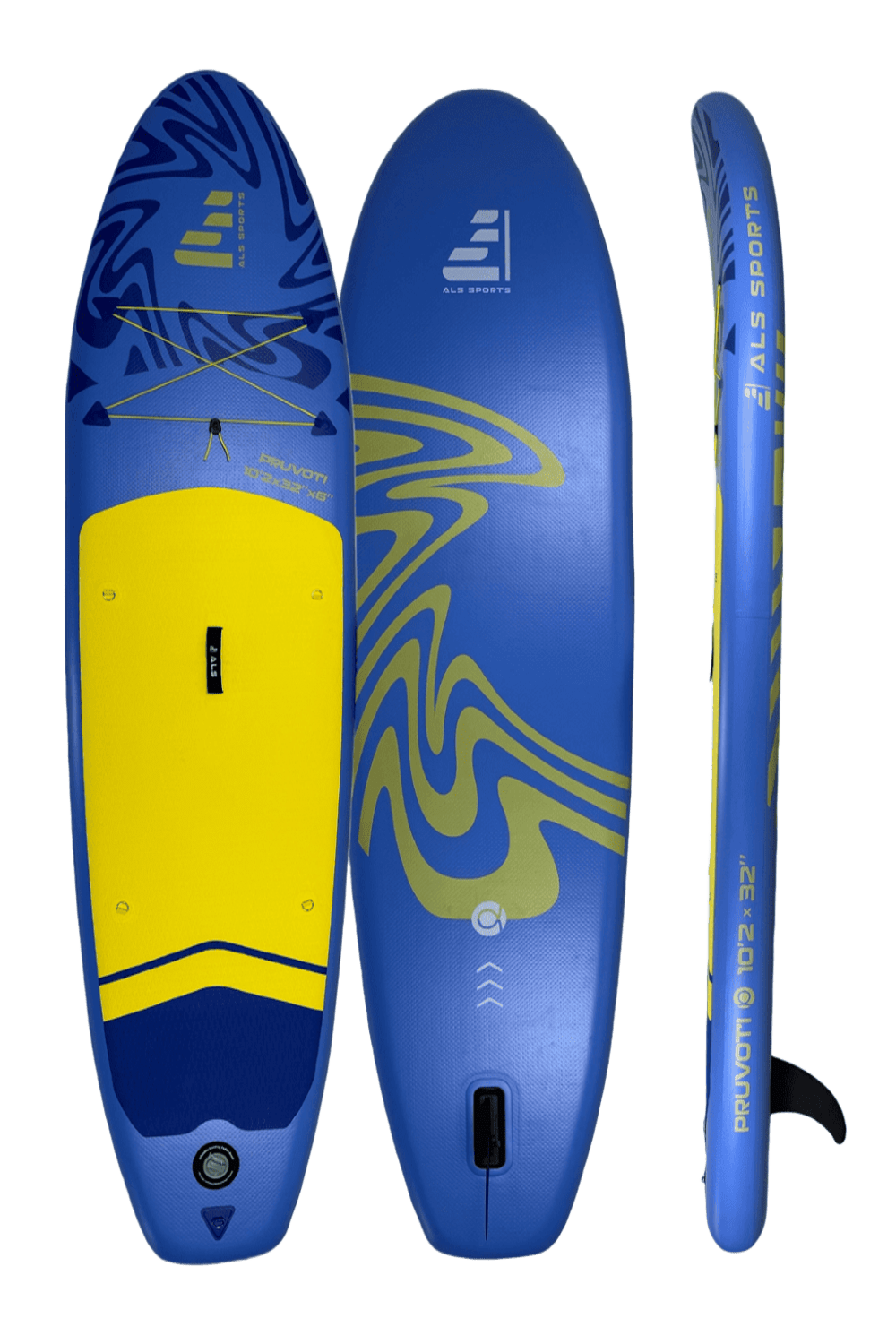 inflatable sup_peridot 10.6_three views