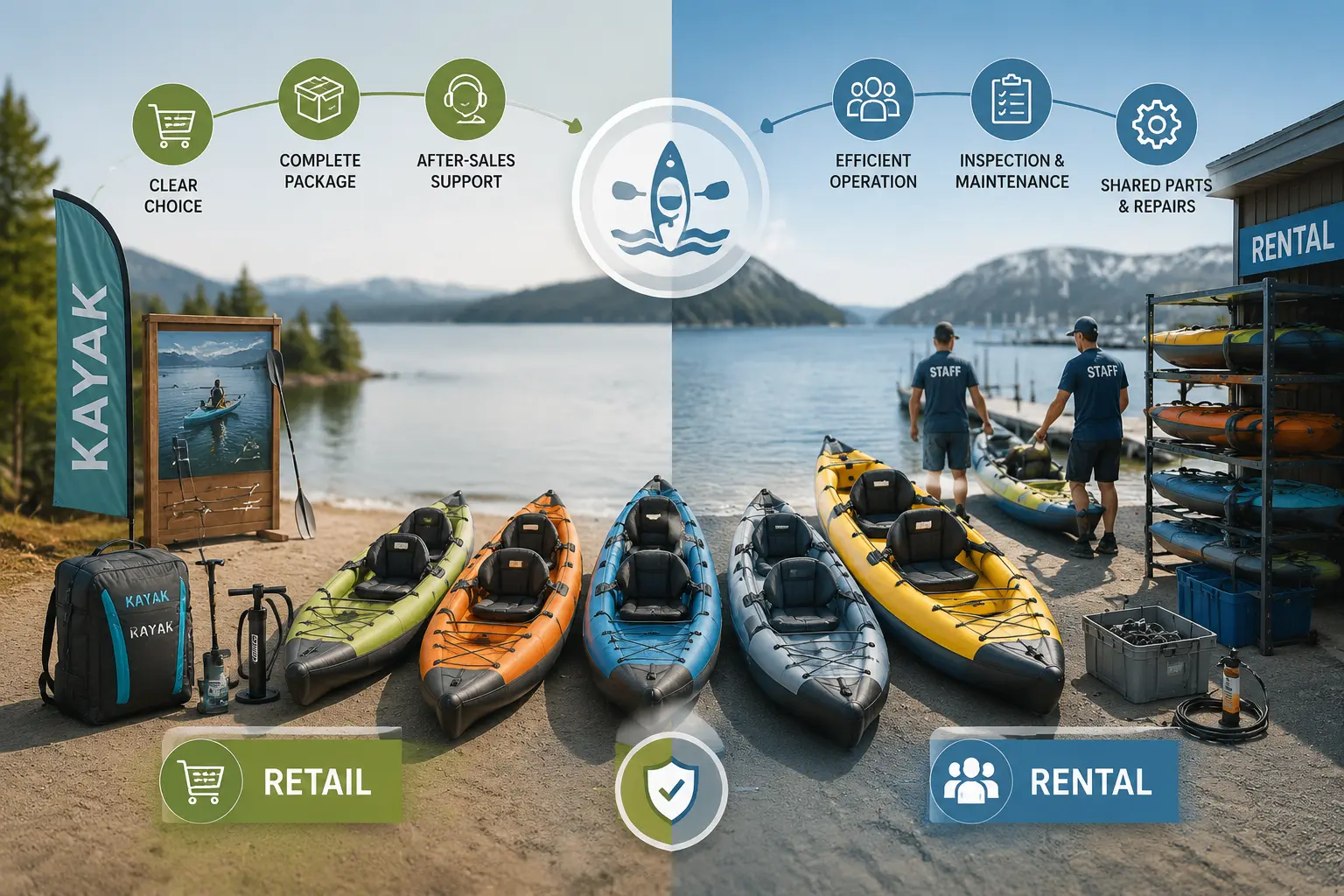 Inflatable Kayak Product Range Planning: Retail vs Rental Fleet Strategy